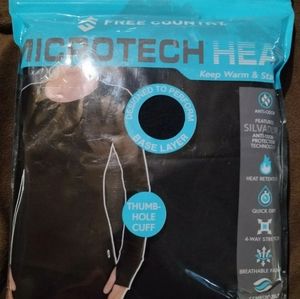 NEW Women's Microtech Base Layer Anti-Odor Heat Retention Top, 2 Pk
